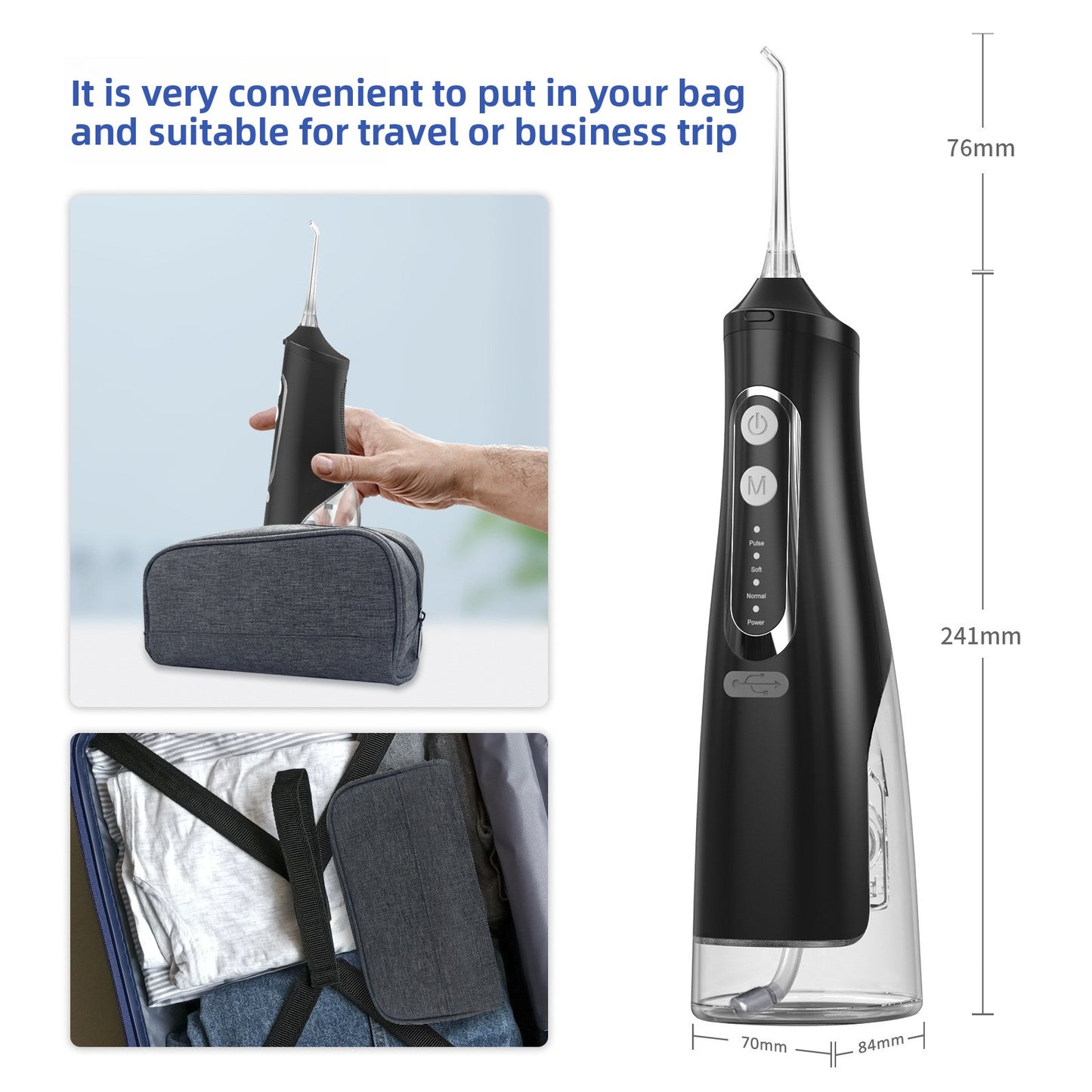Portable Electric Dental Water Flosser